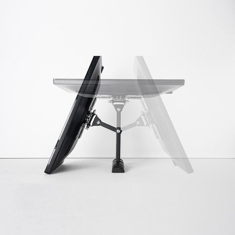 その他 SANWA SUPPLY CR-LA205 CR-LA205 壁掛用モニタアーム サンワサプライ ブラック色 壁面