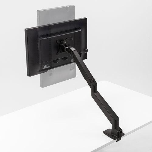 サンワサプライ製水平垂直多関節液晶モニターアーム（ブラック） SANWA SUPPLY（サンワサプライ） 水平垂直多関節液晶モニターアーム