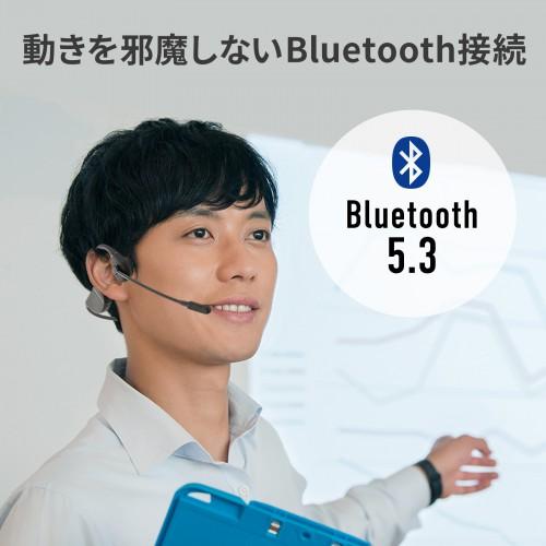 SANWA SUPPLY（サンワサプライ） 骨伝導ヘッドセット MM-BTSH65BK