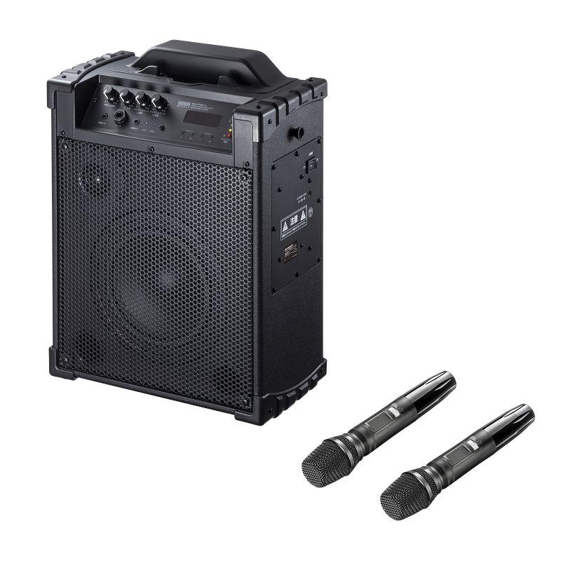 SANWA SUPPLY サンワサプライ ワイヤレスマイク付き拡声器 SANWA SUPPLY サンワサプライ ワイヤレスマイク付き拡声器