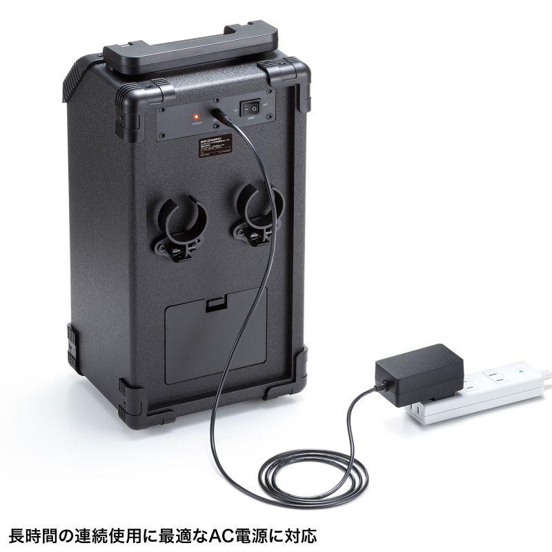 E13 SANWA サンワ MM-SPAMP マイク付き 拡声器スピーカー ① SANWA