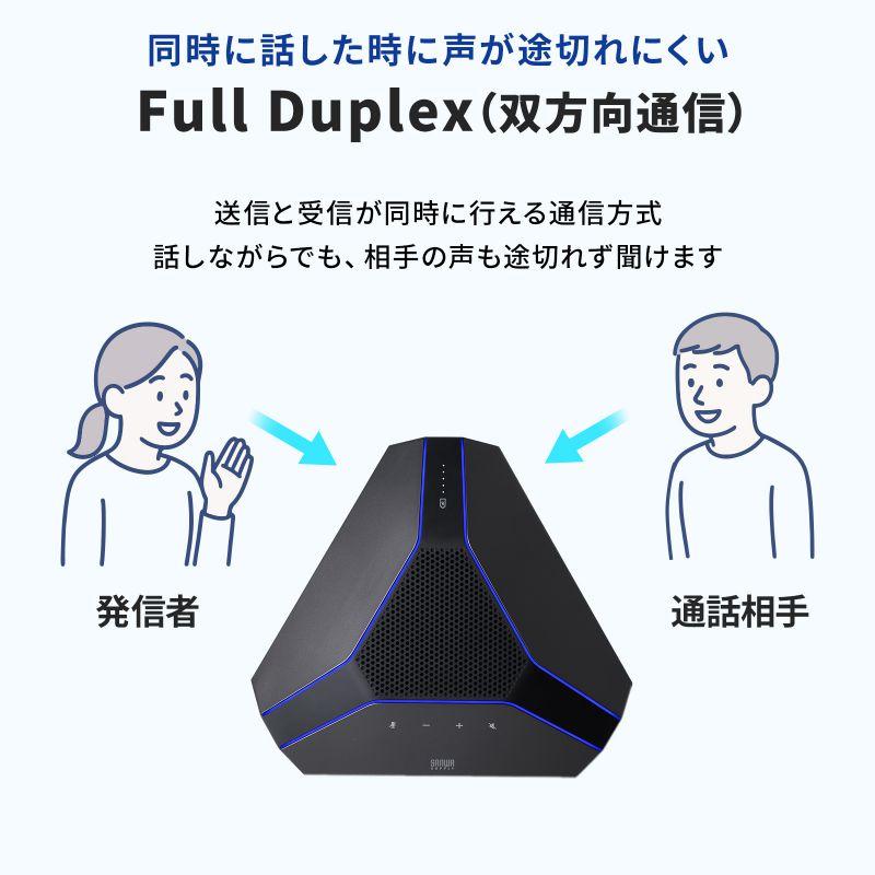 サンワサプライ　WEB会議スピーカーフォン(大人数向け・高性能MEMSマイク搭載)　MM-WLMSP2_5
