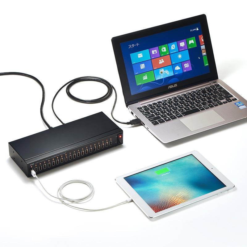 サンワサプライ　USB2.0　20ポートハブ　USB-2HCS20_2