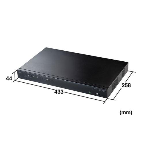サンワサプライ HDMI対応パソコン自動切替器(8:1) SW-KVM8HUの画像