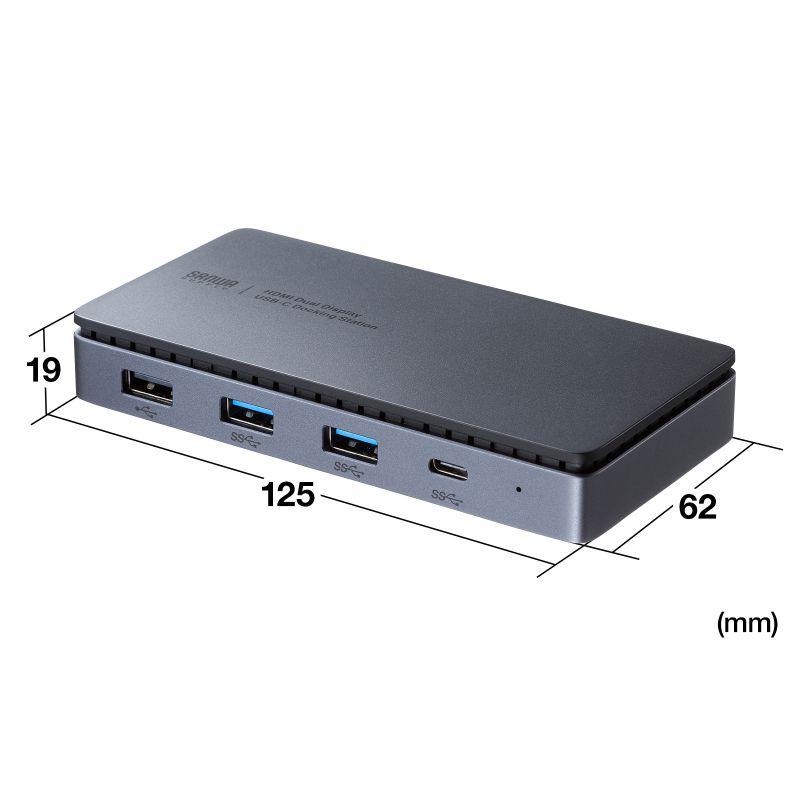 SANWA SUPPLY サンワサプライ USB Type-Cドッキングステーション SANWA SUPPLY サンワサプライ USB Type-Cドッキングステーション