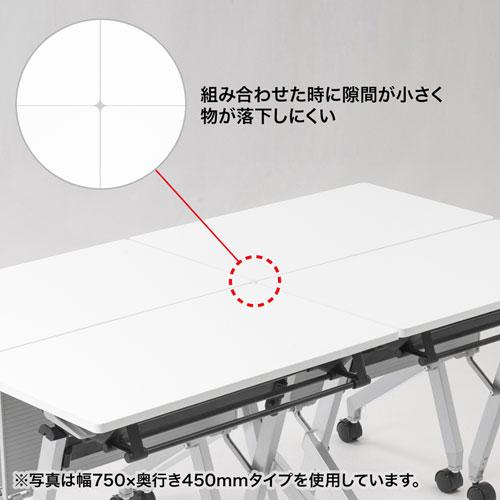 サンワサプライ フォールディングデスク(幅1200×奥行600mm) FLD-12060Wの画像