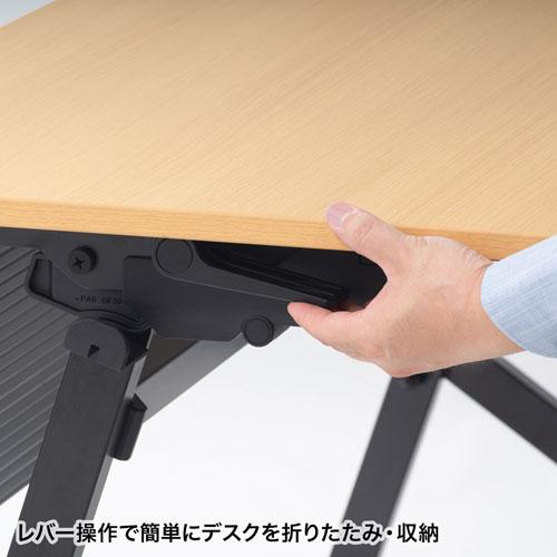 サンワサプライ フォールディングデスク(幅1200×奥行600mm) FLD-12060Mの画像