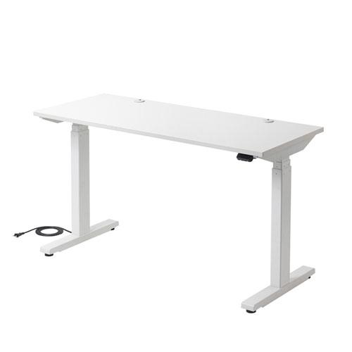 サンワサプライ 電動上下昇降デスク（W1200×D500mm・ホワイト） ERD