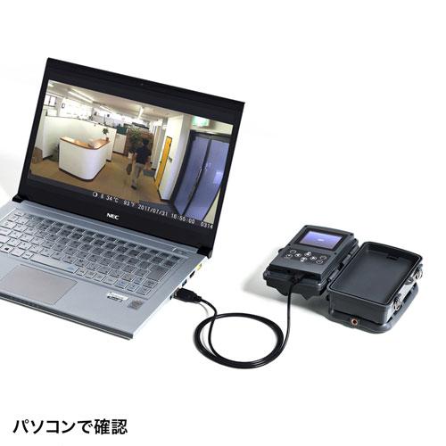 SANWA SUPPLY サンワサプライ 赤外線センサー内蔵セキュリティカメラ