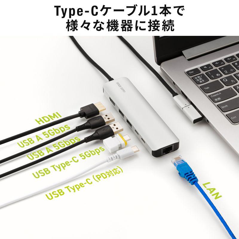 SANWA SUPPLY（サンワサプライ） 8K対応 USB Type-C ドッキング