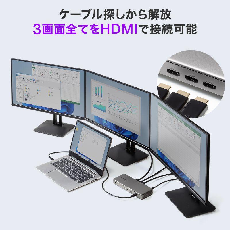 SANWA SUPPLY（サンワサプライ） ドッキングステーション(HDMI