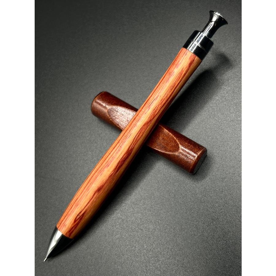 こぶた工房　シャープペン こぶた工房 シャープペンシル本体 栃極上縮み杢