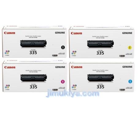 CANON　トナーカートリッジ335　BK　CRG-335　C　M　Y　純正品　4色セット　国内