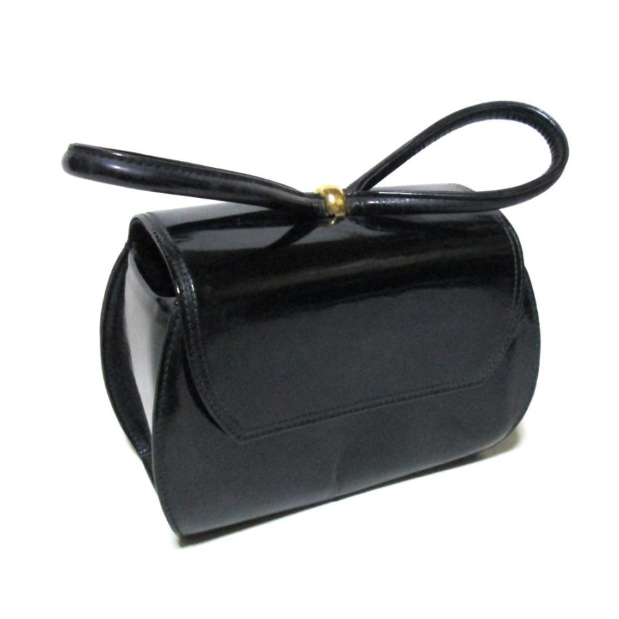 Vintage Old Charles Jourdan ヴィンテージ オールド シャルルジョルダン リボンエナメルレザー クラッチバッグ Q ブランド古着 買取委託販売 Jimu 通販 Yahoo ショッピング