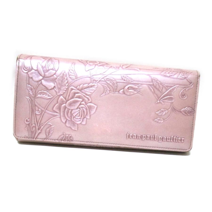 廃盤 Jean Paul Gaultier ジャンポールゴルチエ ニューローズレザーロングウォレット 長財布 1232 中古 1232 Q ブランド古着 買取委託販売 Jimu 通販 Yahoo ショッピング