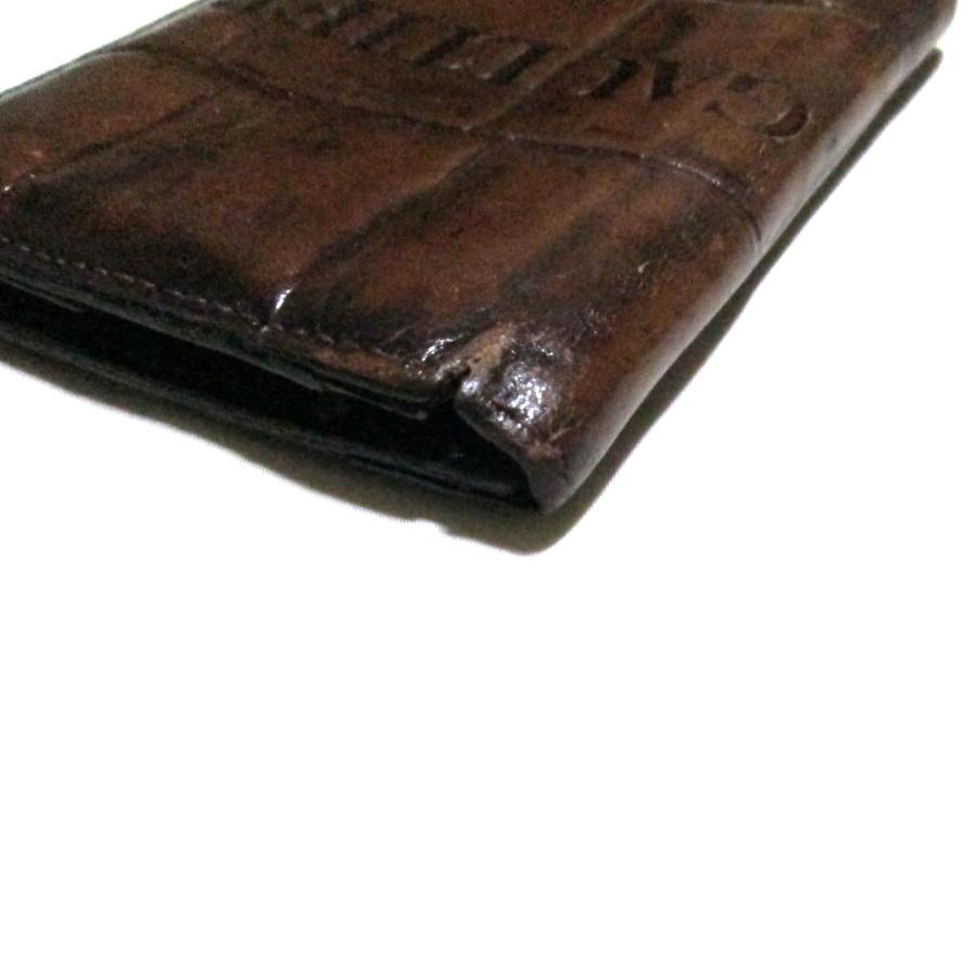 JEAN PAUL GAULTIER 廃盤クロコエンボスレザーカードケース JEAN PAUL GAULTIER 廃盤クロコエンボスレザーカードケース