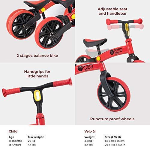 限定価格セール Yvolution Y Velo Junior Balance Bike ジュニア幼児用バイク ペダルなし自転車 バランスバイク キックバイク 対象年 豪華 Atempletonphoto Com
