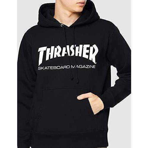 冬バーゲン 特別送料無料 スラッシャー Thrasher スラッシャー メンズ L Black White おしゃれ トレーナー Hoodie Mag Th8501 ブランドロゴ スウェットパーカー トップス Www Reinnec Cl
