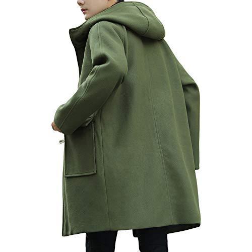 早い者勝ち メンズ ラシャコート Fomansh ロング 大きいサイズ 冬 ダッフルコート オーバーコート 防寒 フート付き パーカー Binghamtonhots Com