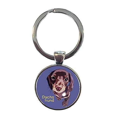 ダックスフンド BK キーホルダー 犬 キーホルダー 犬 キーリング 犬