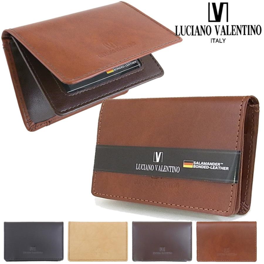 おしゃれ 人気 パスケース メンズ 革 サラマンダー社ボンテッドレザー ブランド Luciano Valentino ルチアーノ バレンチノ 送料無料 期間限定の激安セール