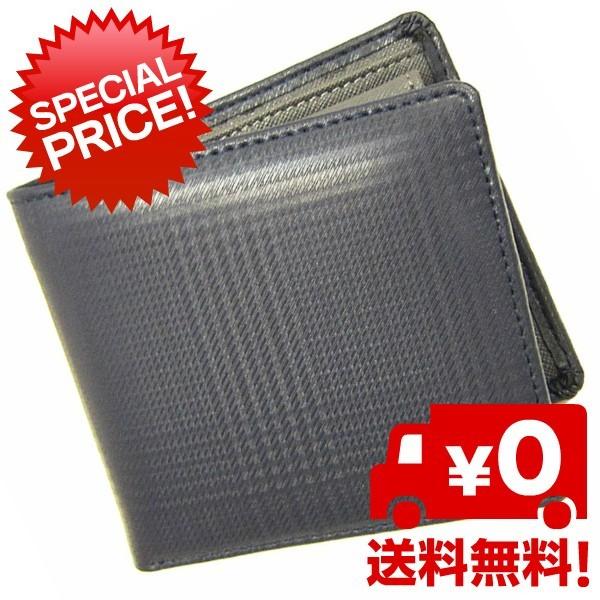 メンズ 男性用 スペインレザー 牛革 チェック柄 二つ折り財布Maturi