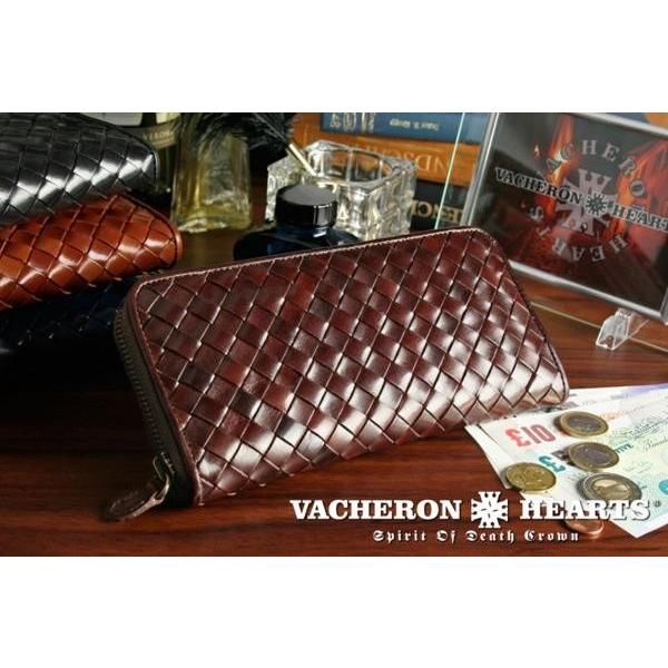 【VACHERON HEARTS】ヴァセロンハーツ メッシュラウンドウォレット VH-1012 VACHERON HEARTS ヴァセロンハーツ 4color 高級イタリアンメッシュ
