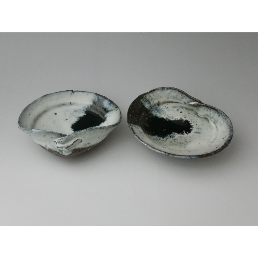 中川自然坊窯　朝鮮唐津蛤向付　２客　唐津焼 |  | 02