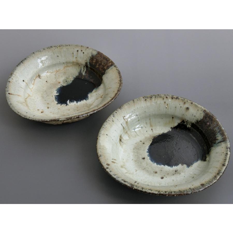 中川自然坊窯　朝鮮唐津楕円向付　2客　唐津焼 | 