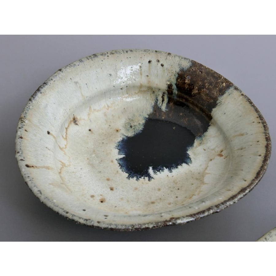 中川自然坊窯　朝鮮唐津楕円向付　2客　唐津焼 |  | 03