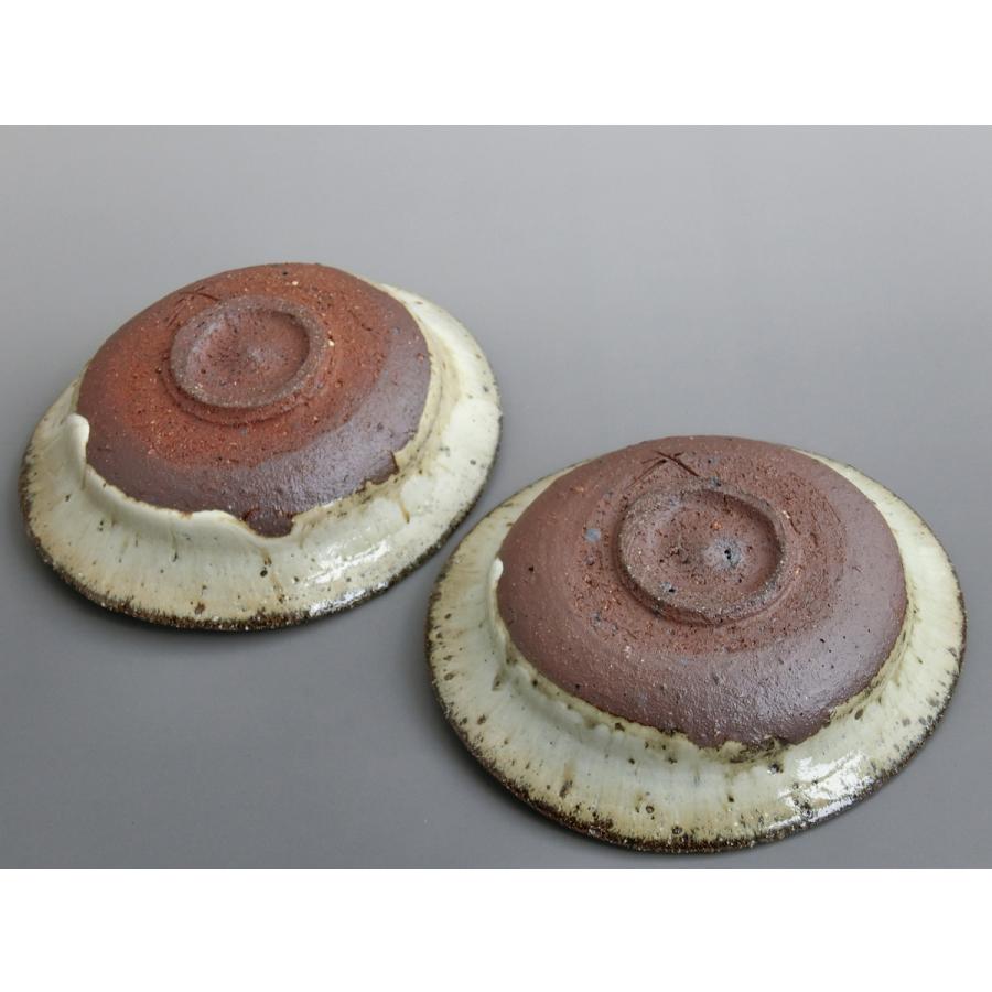 中川自然坊窯　朝鮮唐津楕円向付　2客　唐津焼 |  | 04