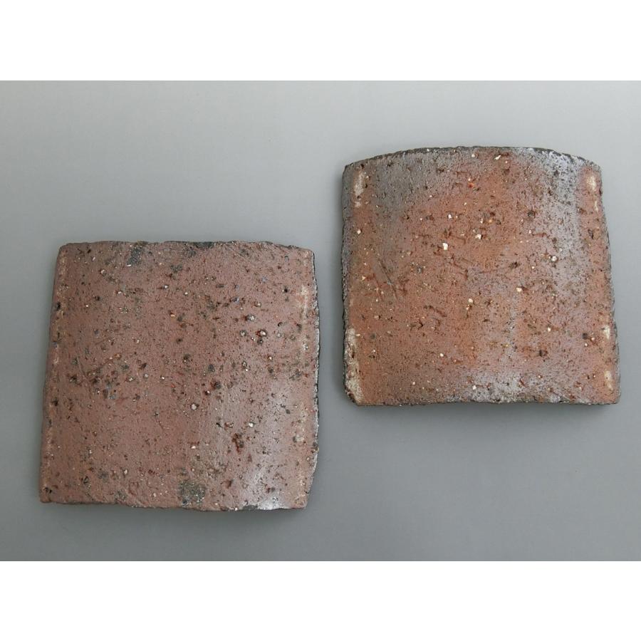 中川自然坊窯　刷毛目唐津角皿（小）　2客　唐津焼 |  | 05