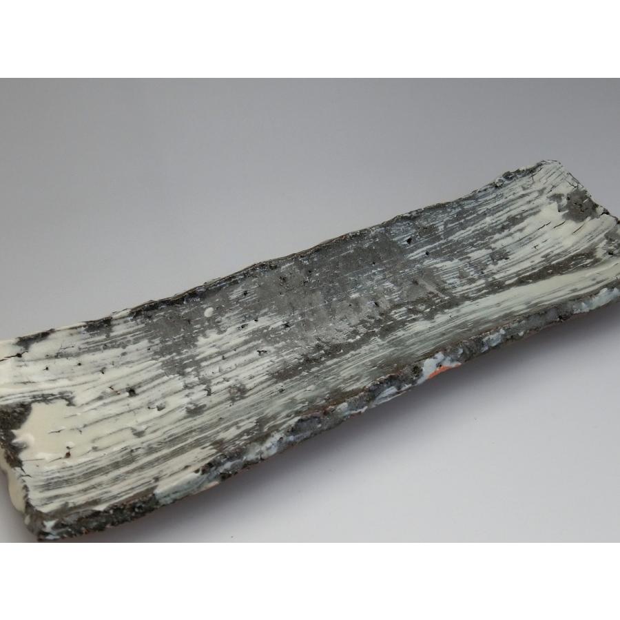 中川自然坊窯　刷毛目唐津一尺長皿　唐津焼 |  | 02