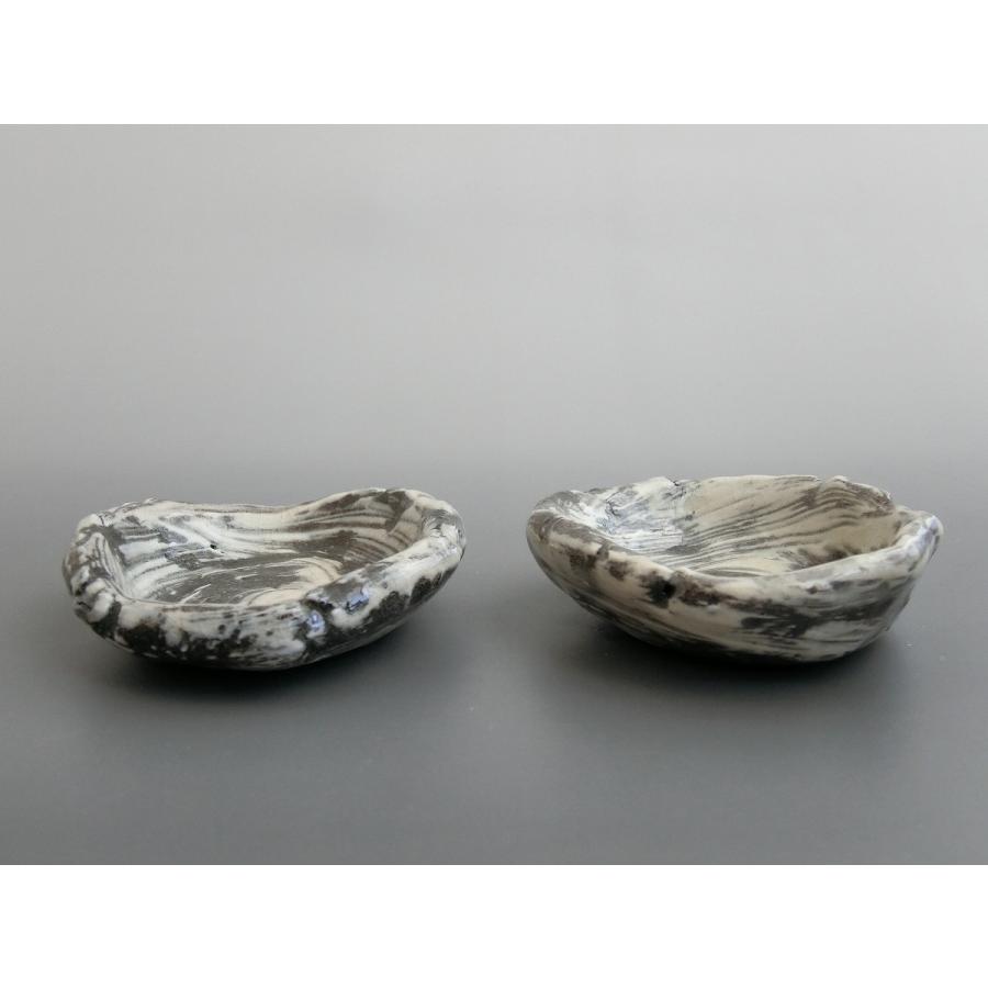 中川自然坊窯　刷毛目唐津豆皿　2客　唐津焼 |  | 04