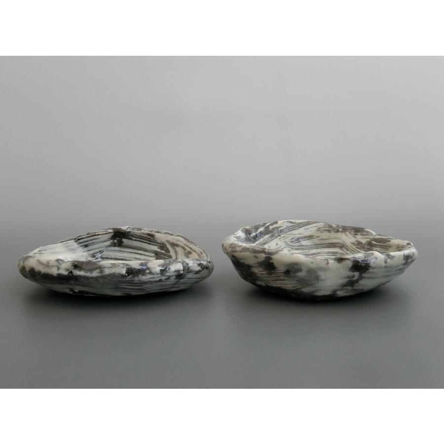 中川自然坊窯　刷毛目唐津豆皿　2客　唐津焼 |  | 05