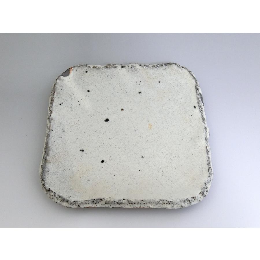 中川自然坊窯　粉引唐津角皿（大）　唐津焼 |  | 01