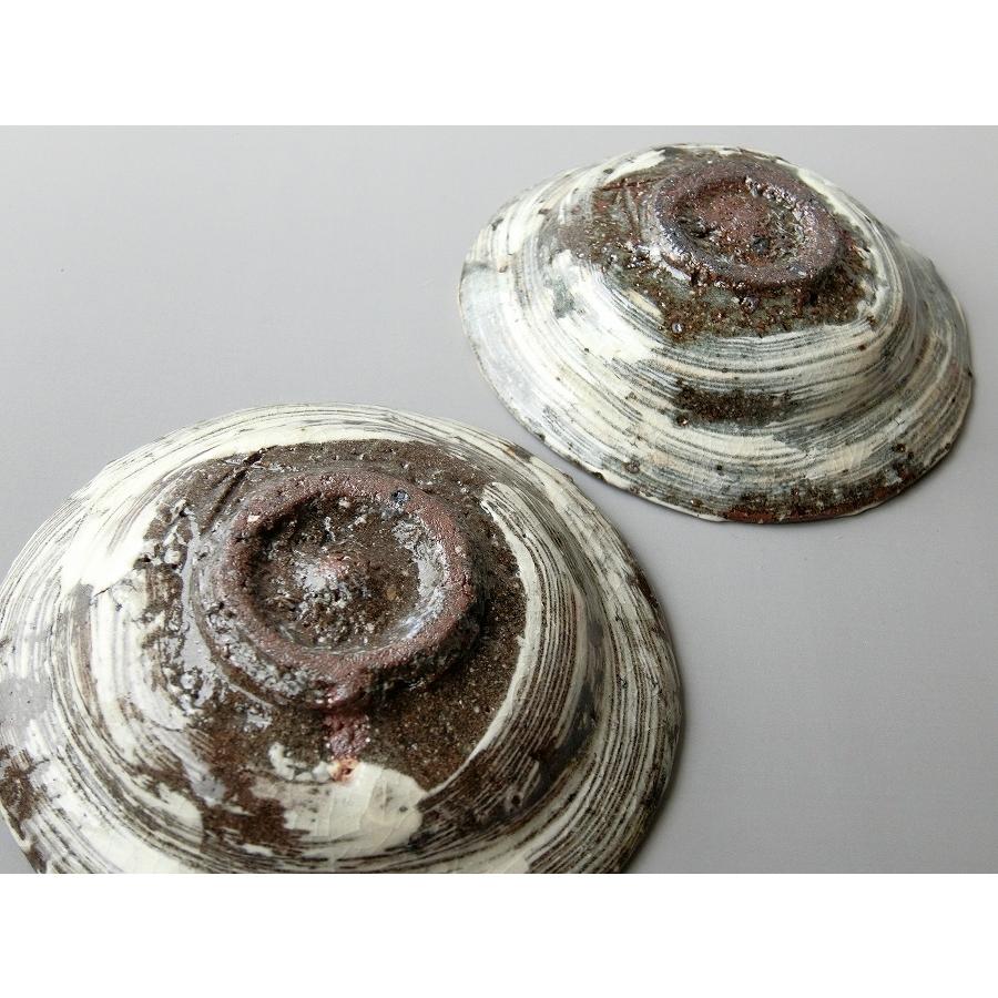 【唐津焼中川自然坊窯】中川恭平作　刷毛目唐津銘々皿　二客 |  | 05