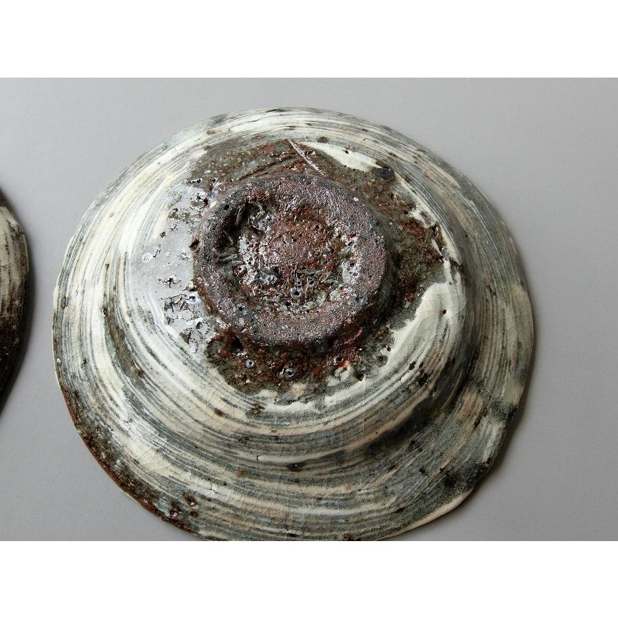 【唐津焼中川自然坊窯】中川恭平作　刷毛目唐津銘々皿　二客 |  | 07