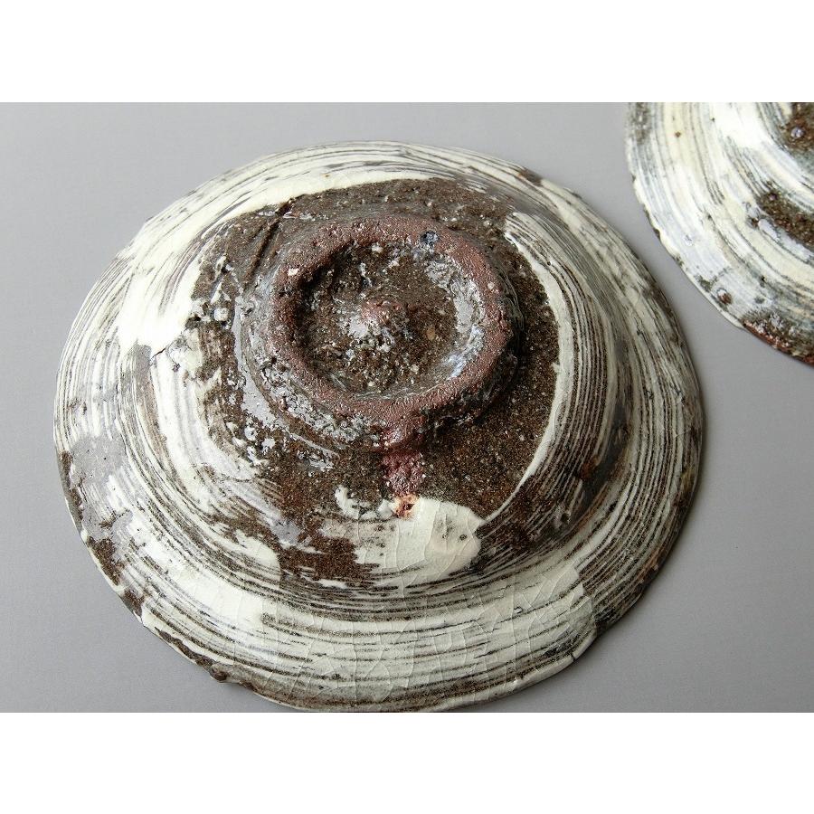 【唐津焼中川自然坊窯】中川恭平作　刷毛目唐津銘々皿　二客 |  | 08