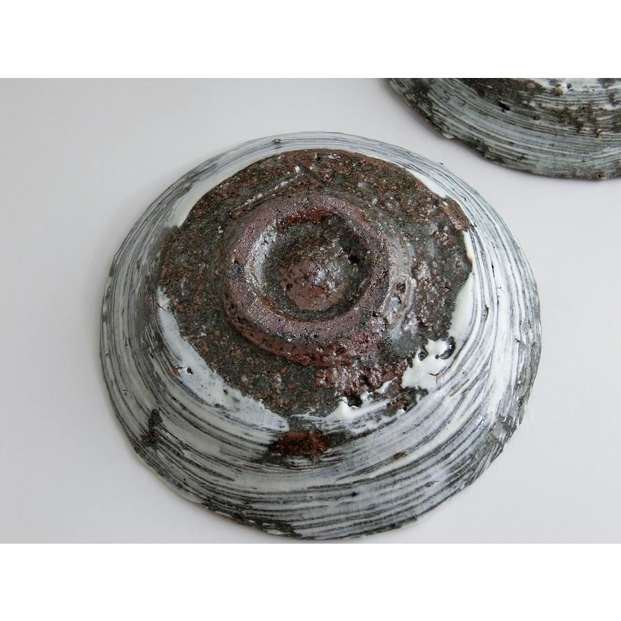 【唐津焼中川自然坊窯】中川恭平作　刷毛目唐津銘々皿　二客 |  | 05