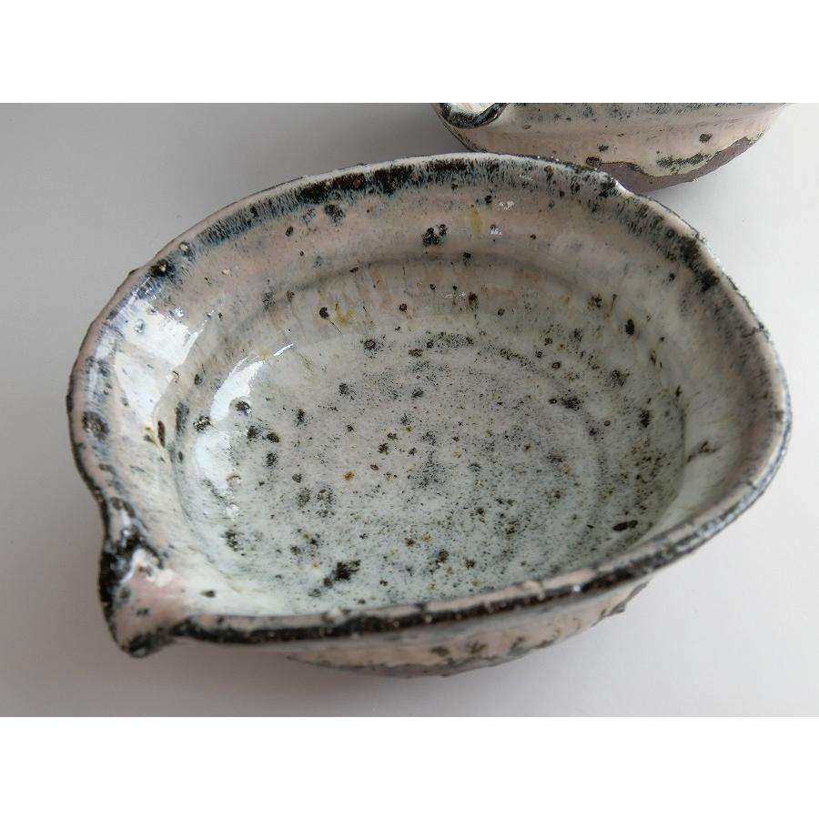 【唐津焼中川自然坊窯】中川恭平作　斑唐津片口向付　二客 |  | 02