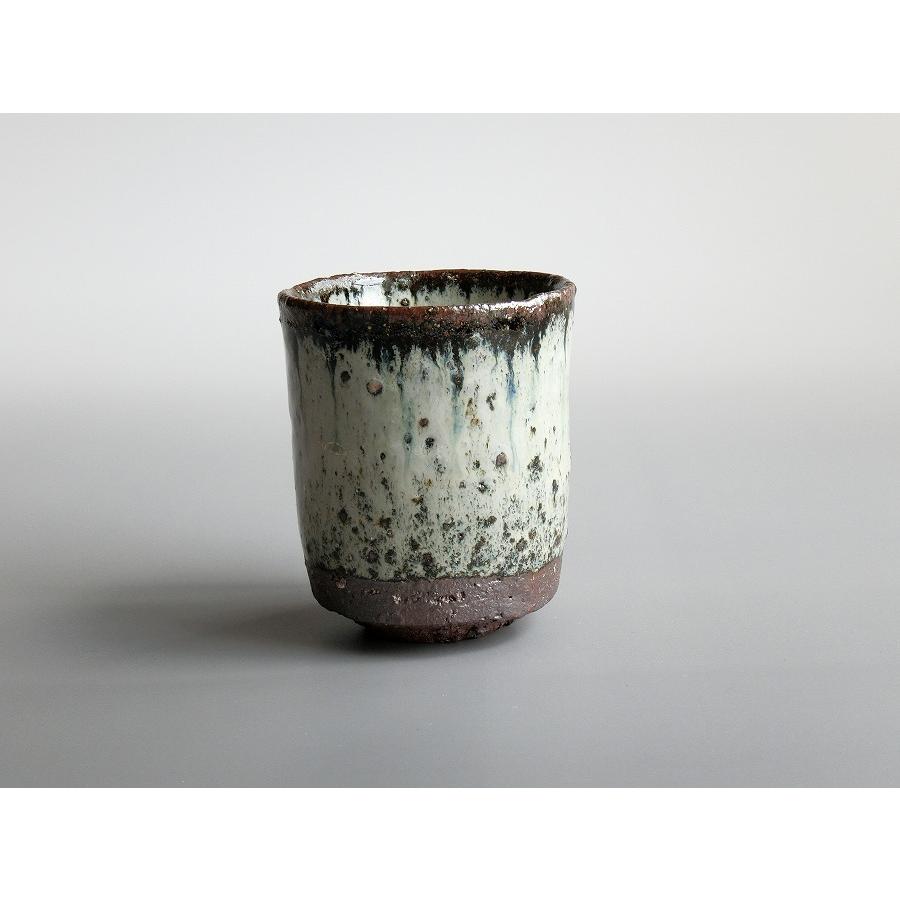 【唐津焼中川自然坊窯】中川恭平作 朝鮮唐津筒湯呑（紙箱入） | 