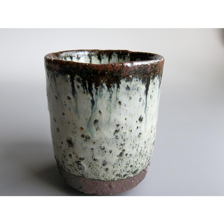 【唐津焼中川自然坊窯】中川恭平作 朝鮮唐津筒湯呑（紙箱入） |  | 05