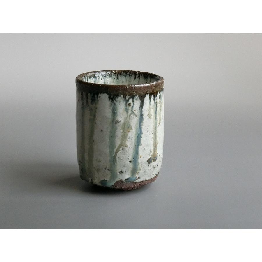 【唐津焼中川自然坊窯】中川恭平作 朝鮮唐津筒湯呑（紙箱入） |  | 01