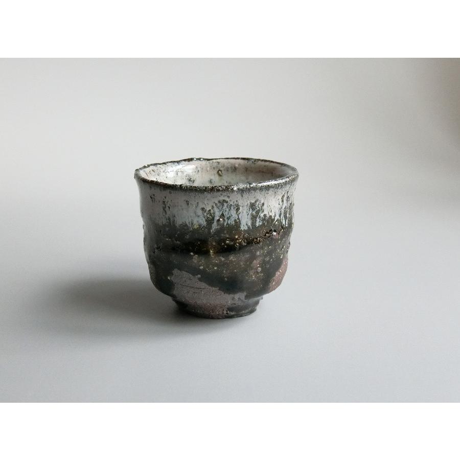 【唐津焼中川自然坊窯】中川恭平作 朝鮮唐津ぐい呑（箱付） |  | 01