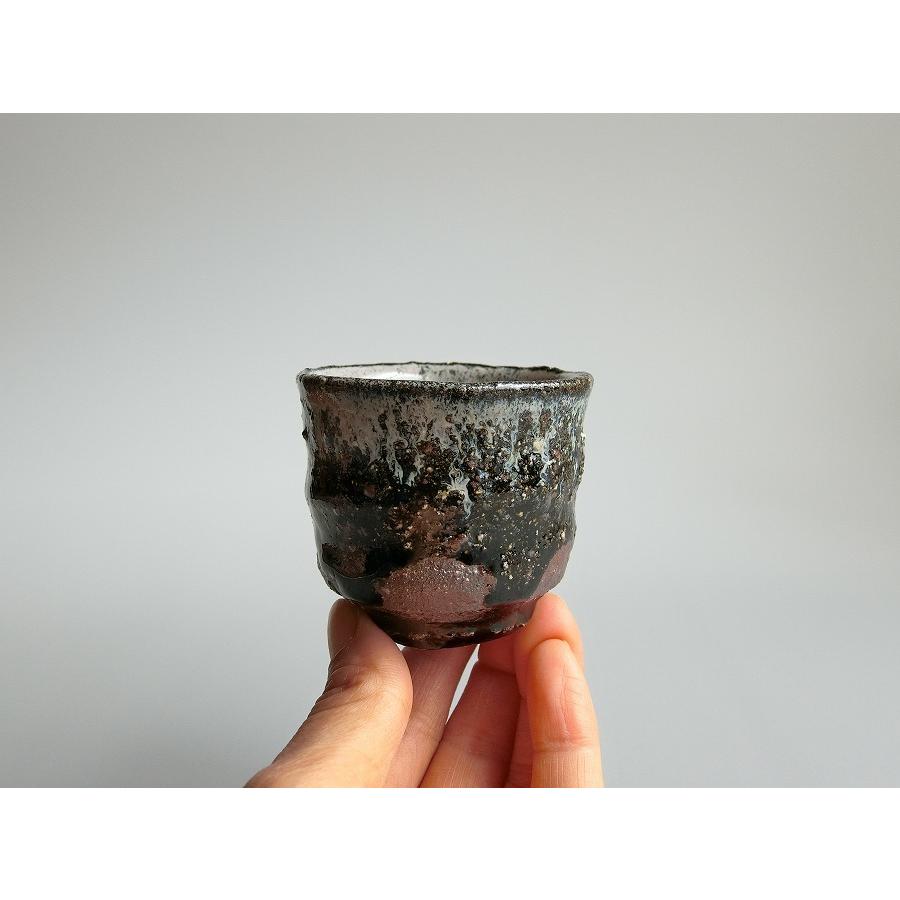 【唐津焼中川自然坊窯】中川恭平作 朝鮮唐津ぐい呑（箱付） |  | 09