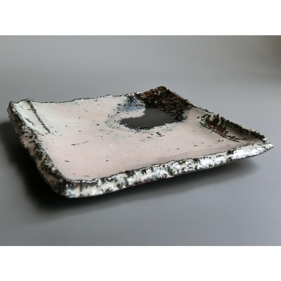 【唐津焼中川自然坊窯】中川恭平作 朝鮮唐津角皿（大） |  | 04