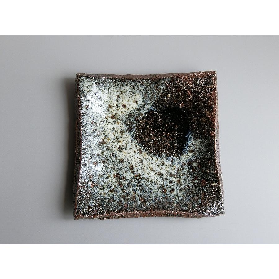 【唐津焼中川自然坊窯】中川恭平作 朝鮮唐津角皿（小） | 