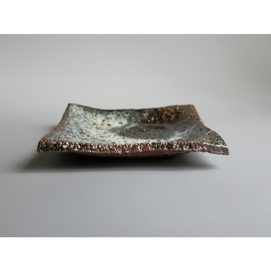 【唐津焼中川自然坊窯】中川恭平作 朝鮮唐津角皿（小） |  | 01