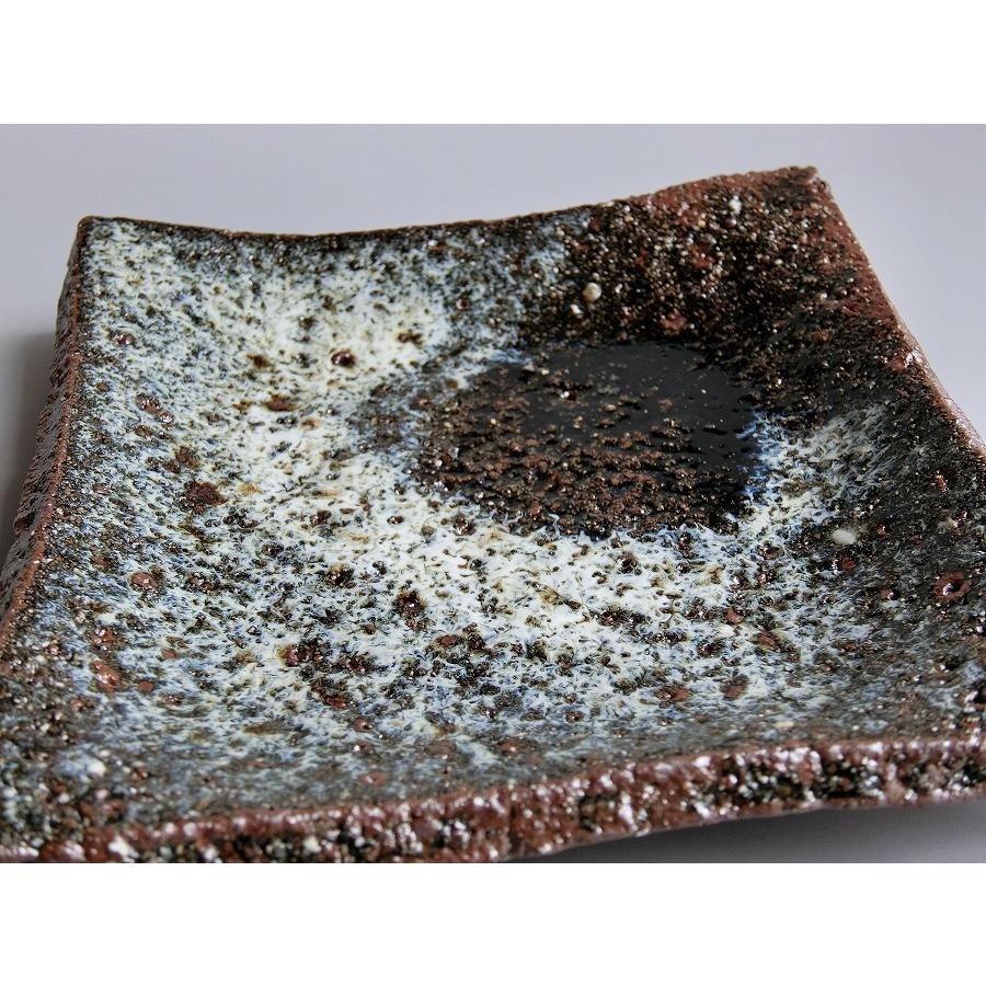 【唐津焼中川自然坊窯】中川恭平作 朝鮮唐津角皿（小） |  | 02